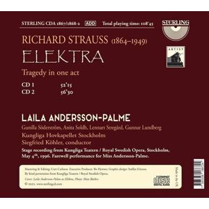 MediaTronixs Richard Strauss : Richard Strauss: Elektra CD 2 discs (2023)