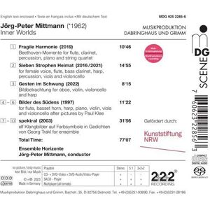 MediaTronixs Jörg-Peter Mittmann : Jörg-Peter Mittmann: Inner Worlds CD (2023)