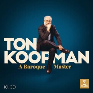 MediaTronixs Ton Koopman : Ton Koopman: A Baroque Master CD Box Set 10 discs (2019)