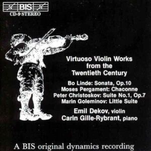 MediaTronixs 20th Century Virtuoso Violin (Dekov, Gille-rybrant) CD (1995)