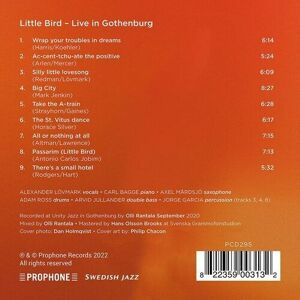 MediaTronixs Alexander Lövmark : Little Bird: Live in Gothenburg CD (2023)