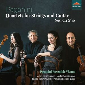 MediaTronixs Nicolo Paganini : Paganini: Quartets for Strings and Guitar Nos. 5, 4 & 10 CD