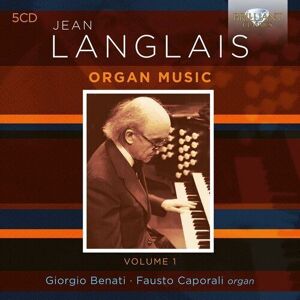 MediaTronixs Jean Langlais : Jean Langlais: Organ Music - Volume 1 CD Box Set 5 discs (2023)