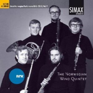 MediaTronixs The Norwegian Wind Quintet : Great Norwegian Composers, 1945-2000 - Volume 5 CD