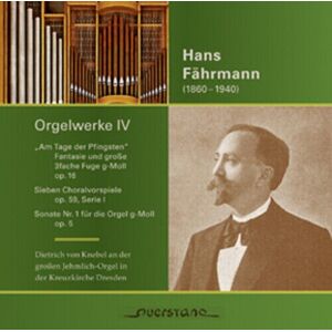 MediaTronixs Hans Fahrmann : Hans Fahrmann: Orgelwerke - Volume 4 CD (2014)