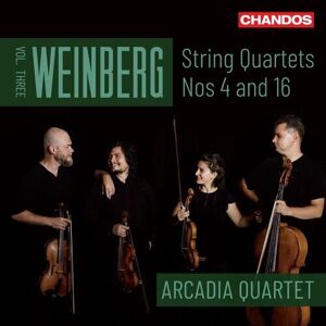 MediaTronixs Mieczyslaw Weinberg : Weinberg: String Quartets Nos. 4 and 16 - Volume 3 CD