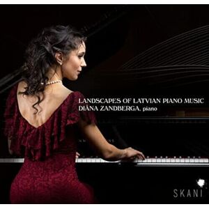 MediaTronixs Diana Zandberga : Diana Zandberga: Landscapes of Latvian Piano Music CD (2022)