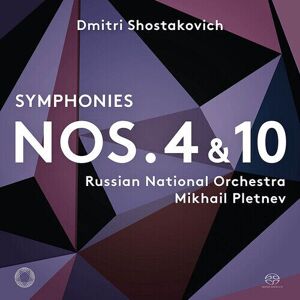 MediaTronixs Dmitri Shostakovich : Dmitri Shostakovich: Symphonies Nos. 4 & 10 CD Hybrid 2