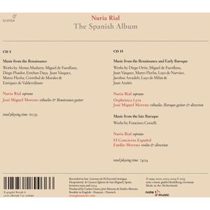 MediaTronixs Nuria Rial : Nuria Rial: The Spanish Album CD 2 discs (2023)