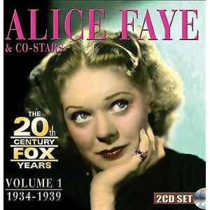 MediaTronixs Alice Faye : The 20th Century Fox Years, Volume 1 (1934-1939) CD 2 discs (2021)