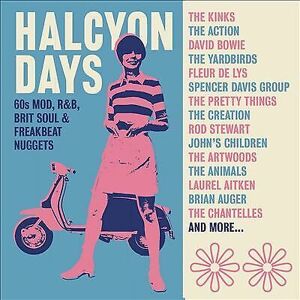 MediaTronixs Various Artists : Halcyon Days: 60s Mod, R&B, Brit Soul & Freakbeat Nuggets CD