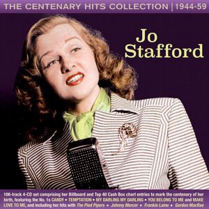 MediaTronixs Jo Stafford : The Centenary Hits Collection 1944-59 CD 4 discs (2017)