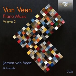 MediaTronixs Jeroen Van Veen : Van Veen: Piano Music - Volume 2 CD Box Set 7 discs (2018)