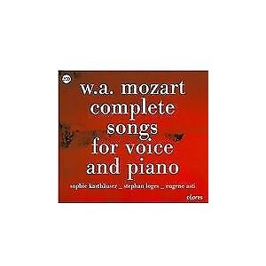 MediaTronixs Wolfgang Amadeus Mozart : The Complete Songs for Voice and Piano CD 2 discs