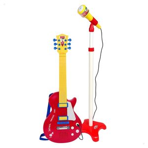 Bontempi Elektrisk Guitar Med Stand Mic Gul