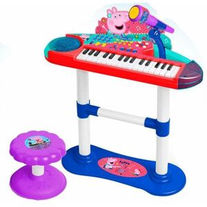 Peppa Pig Toy piano Pink  Pig Microphone and stool