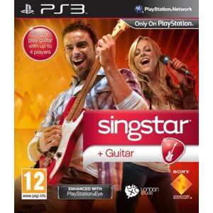 MediaTronixs SingStar Guitar - PlayStation Eye Enhanced (PS3) - Game IKVG Fast Pre-Owned