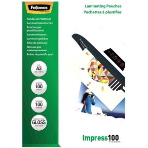 Fellowes A3 blank 100 mikron lamineringspose - 100 stk