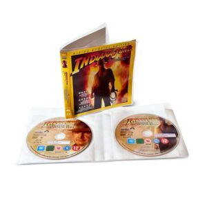 3L Dobbelt Blu-Ray lomme med filt - 50 stk.