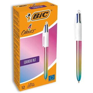 Bic Fire-farvegradient Pen. Kasse Af Enheder 12