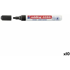 Liquid chalk marker Edding 4095 Black (10 Units)