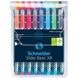 Set of Biros Schneider Slider Basic Multicolour 8 Pieces