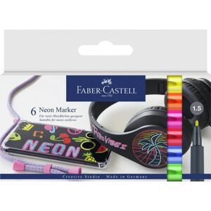 Neon Marker 6-p, Faber-Castell