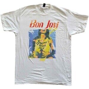 Bengans Bon Jovi - Sww Original Cover Uni Wht