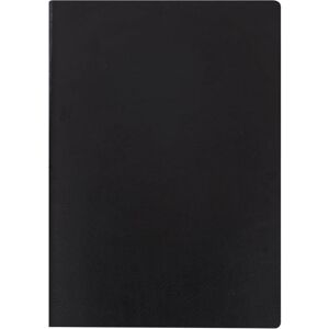 Shoppo Marte Imitation Leather Business Notebook Retro Notebook, Cover color: Black, Specification: A5