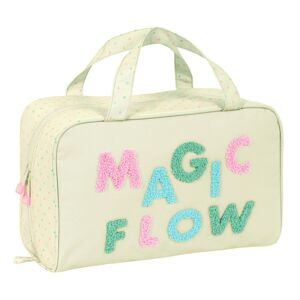 School Toilet Bag Glow Lab Magic flow Beige 31 x 14 x 19 cm