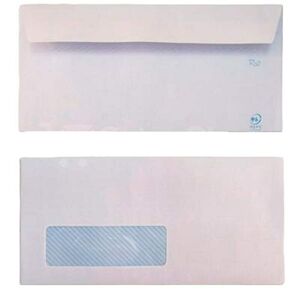 Envelopes Yosan 500 Units White 11,5 x 22,5 cm