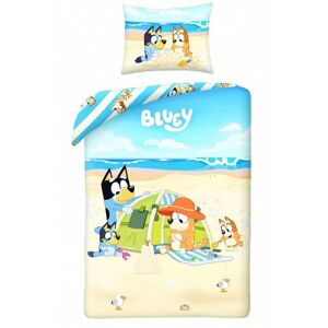 Bluey Family Beach Sengesæt Vendbar 140x200+70x90 cm