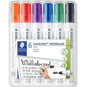 Lumocolor whiteboardpennor 6-pack Staedtler