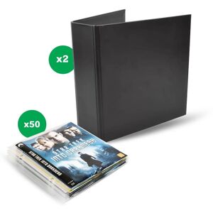 3L Blu-Ray sampak - 50 Blu-Ray Lommer, 2 ringbind