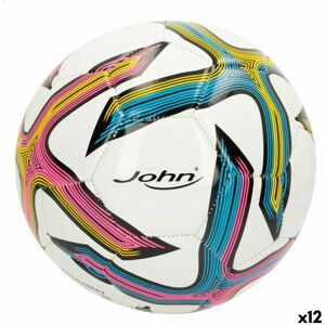 Fodbold John Sports Classic 5 Ø 22 cm Syntetisk Læder (12 enheder)