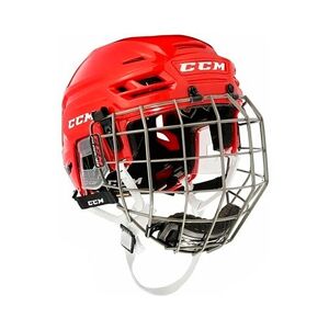 Ccm Ishockey Hjelm Combo Ht210c Rød M