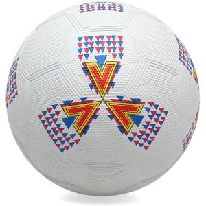 BigBuy Fun Football Multicolour Rubber Ø 23 cm mainly white with v on