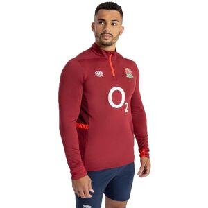 Umbro Kortærmet T-shirt England Mid Layer Rød M