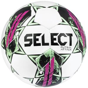 Select Futsal Attack Ball FUTSAL ATTACK WHT-BLK, Fodbold, Unisex, hvid, Størrelse: 4