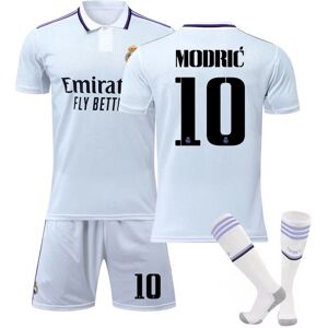 BayOne Fodbold Shirt Match Set Kid voksen - Modic 10 Real Madrid