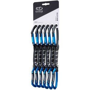 Climbing Technology Quickdraw Lime B Set Tapered Ny Pro 6 Enheder Blå 12 cm