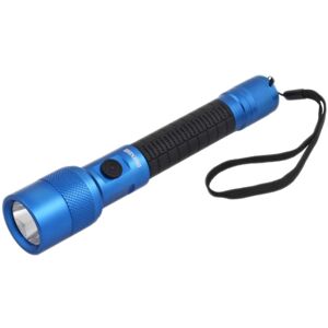 Maxell UV LED flashlight, IP44, aluminum, blue