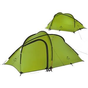 SupplySwap Ultralight Camping Telt, Regntæt Nylon Materiale, 1 Værelse 1 Hal Design, 3 personer-grå