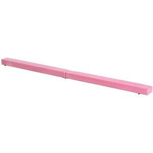 Rootz Living Rootz Balance Beam - Gymnastik Beam - Indendørs - Udendørs - Foldegymnastik - Balance Beam - Op til 120 Kg - Pink - 210L x 10W x 6,5H cm