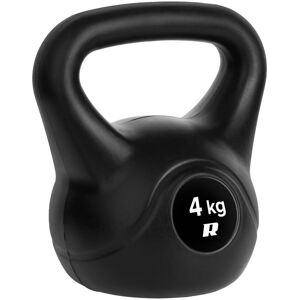 Bitumen kettlebell 4kg, REBEL ACTIVE