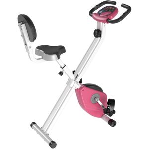 Rootz Living Rootz Motionscykel - F-Bike Cykeltræner - Cykeltræner - F-Bike - Home Trainer Cykel - Pink/Hvid - 43 x 97 x 109 cm