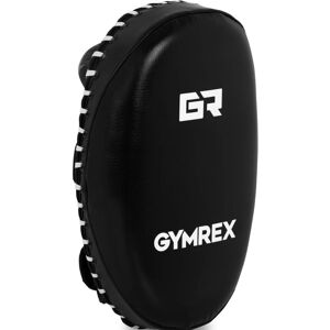 Gymrex Sparkepude - 350 x 210 mm - sort med hvide syninger