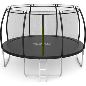 Viking Trampolin med net - 435 cm - 14 FT - sort - op til 150 kg