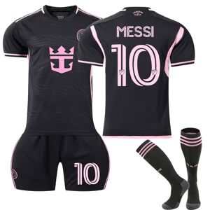 Aerpad fodboldtrøjesæt model 2024 til børn og voksne Messi Miami klub 2. trøje