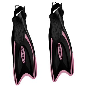 Cressi Snorkelfinner Palau Sort,Rosa EU 32-35